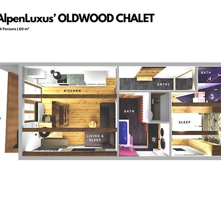 Oldwood Chalet - Balcony & Car Park By Alpenluxus Appartements Fügen Extérieur photo